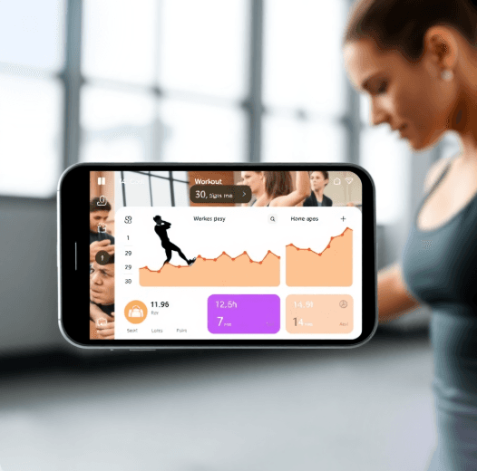 Fitness journey section image